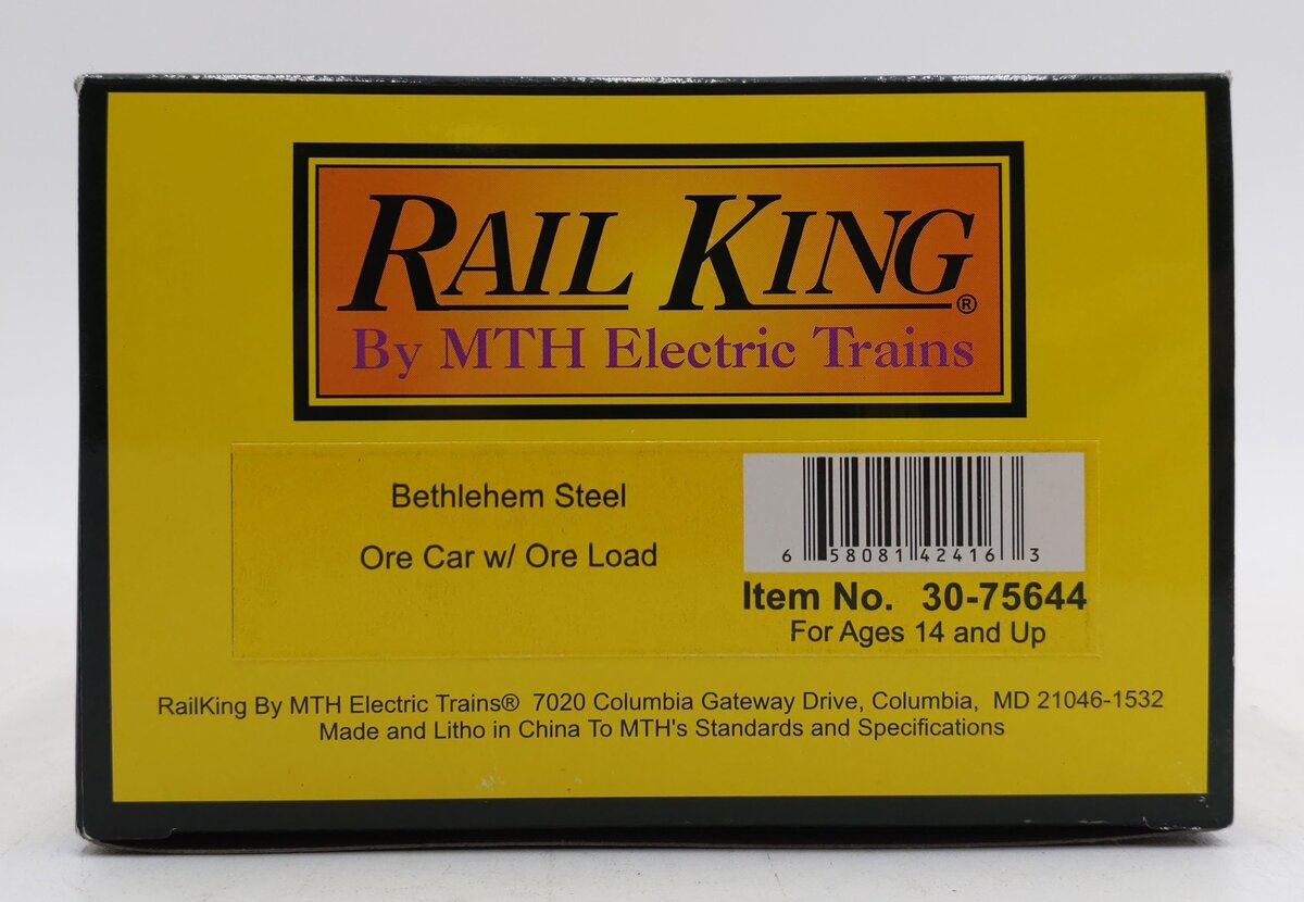 MTH 30-75644 O Scale Bethlehem Steel Ore Car #20600 EX/Box