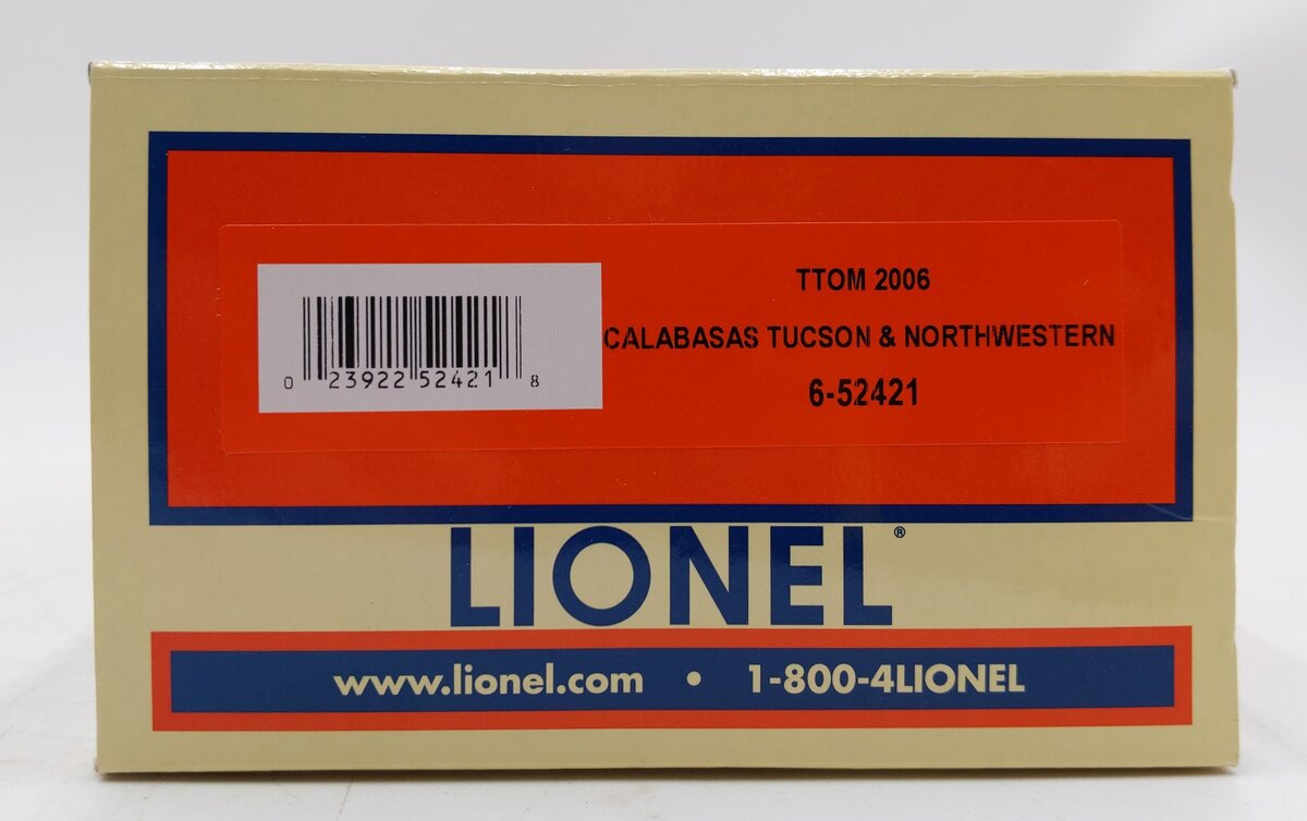 Lionel 6-52421 O Calabasas Tucson & Northwestern Hopper Car EX/Box