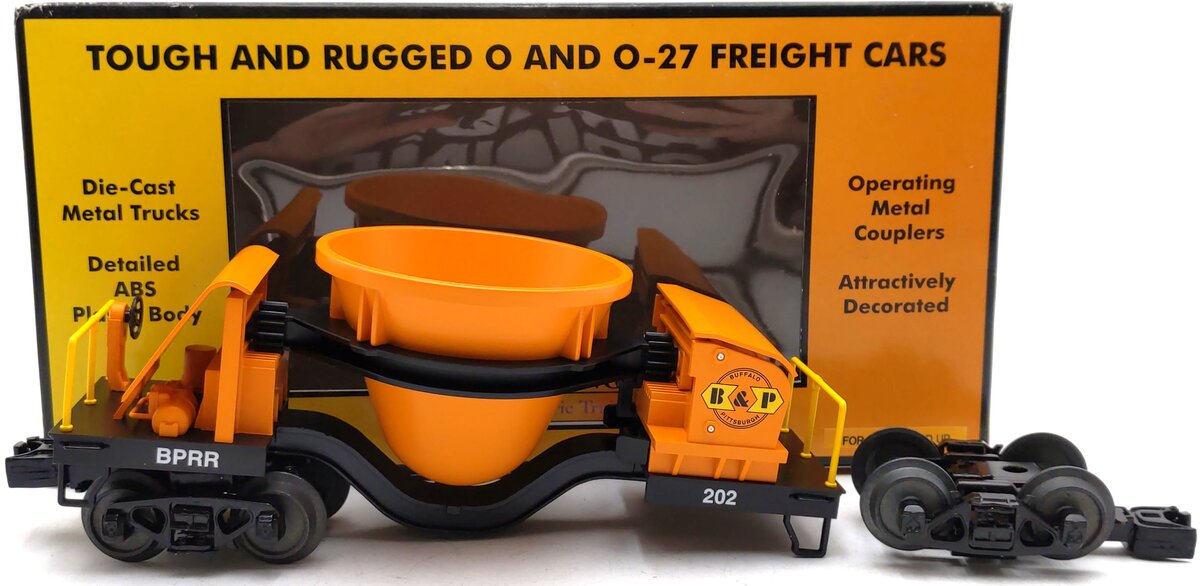 MTH 30-79277 O Gauge Buffalo & Pittsburgh Slag Car #202 EX/Box