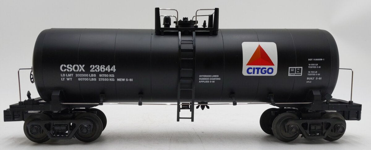 MTH 30-73397 O Citgo Modern Tank Car #23644 EX/Box