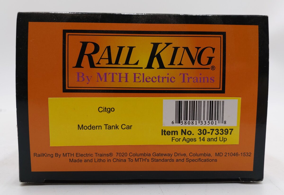 MTH 30-73397 O Citgo Modern Tank Car #23644 EX/Box