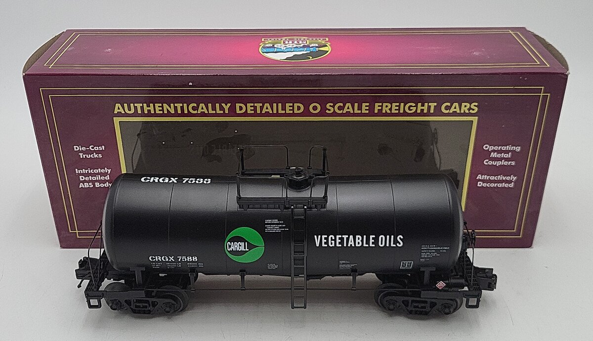 MTH 20-96299 O Gauge Cargill Vegetable Oils Tank Car #7588 LN/Box