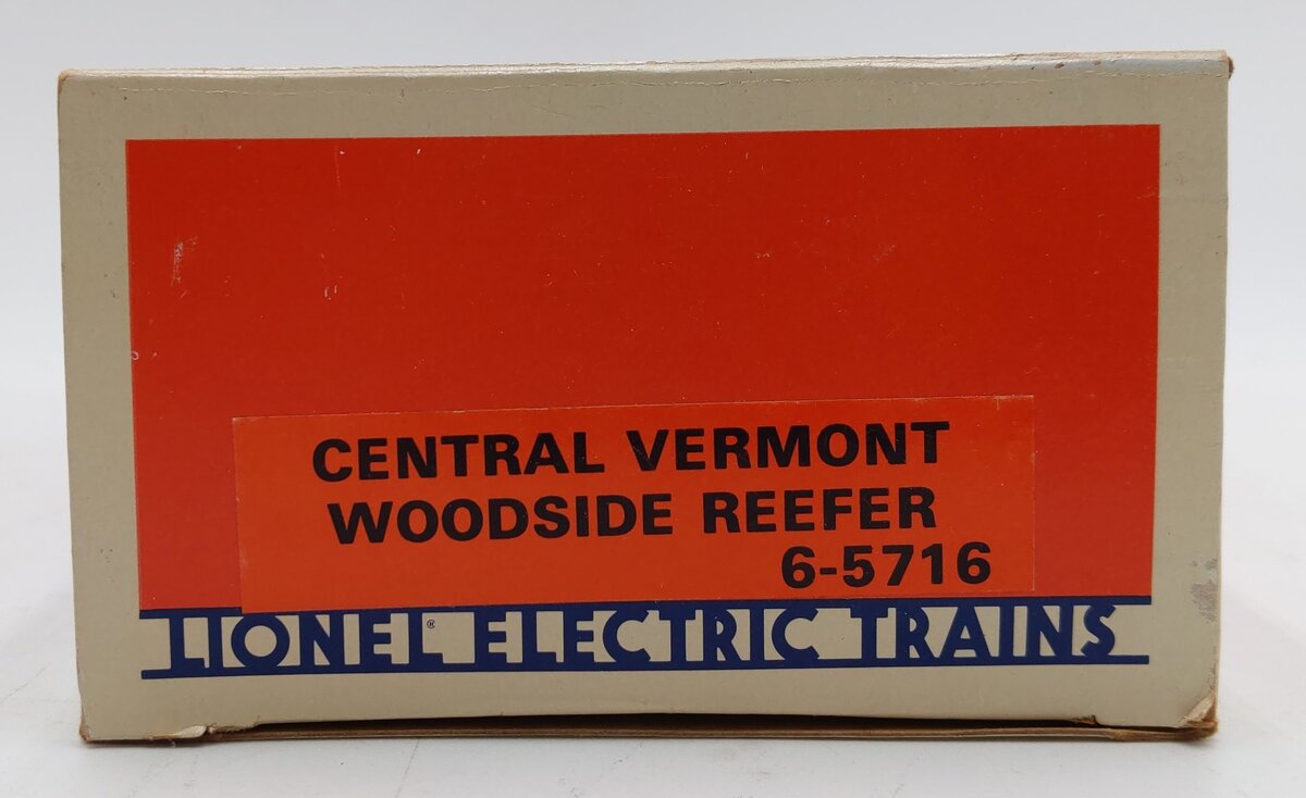 Lionel 6-5716 O Gauge Central Vermont Woodside Reefer #5716 EX/Box