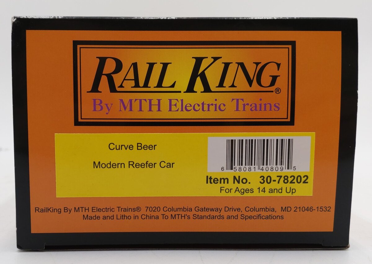 MTH 30-78202 O Curve Beer Modern Reefer #18018 LN/Box