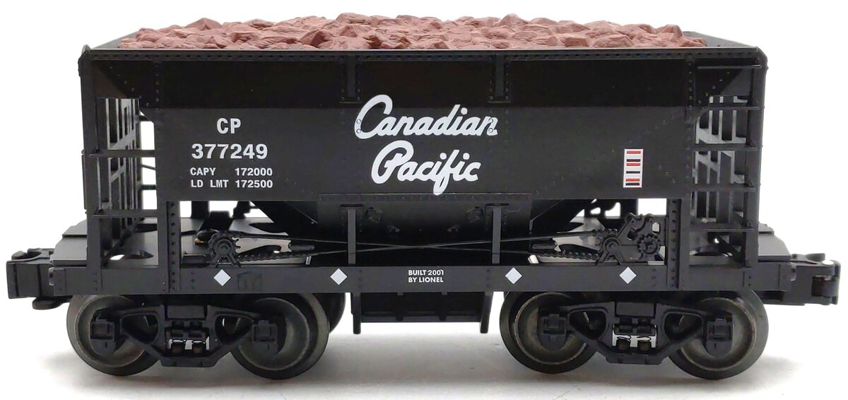 Lionel 6-17802 O Gauge Canadian Pacific Ore Car #377249 w/ Ore Load LN/Box