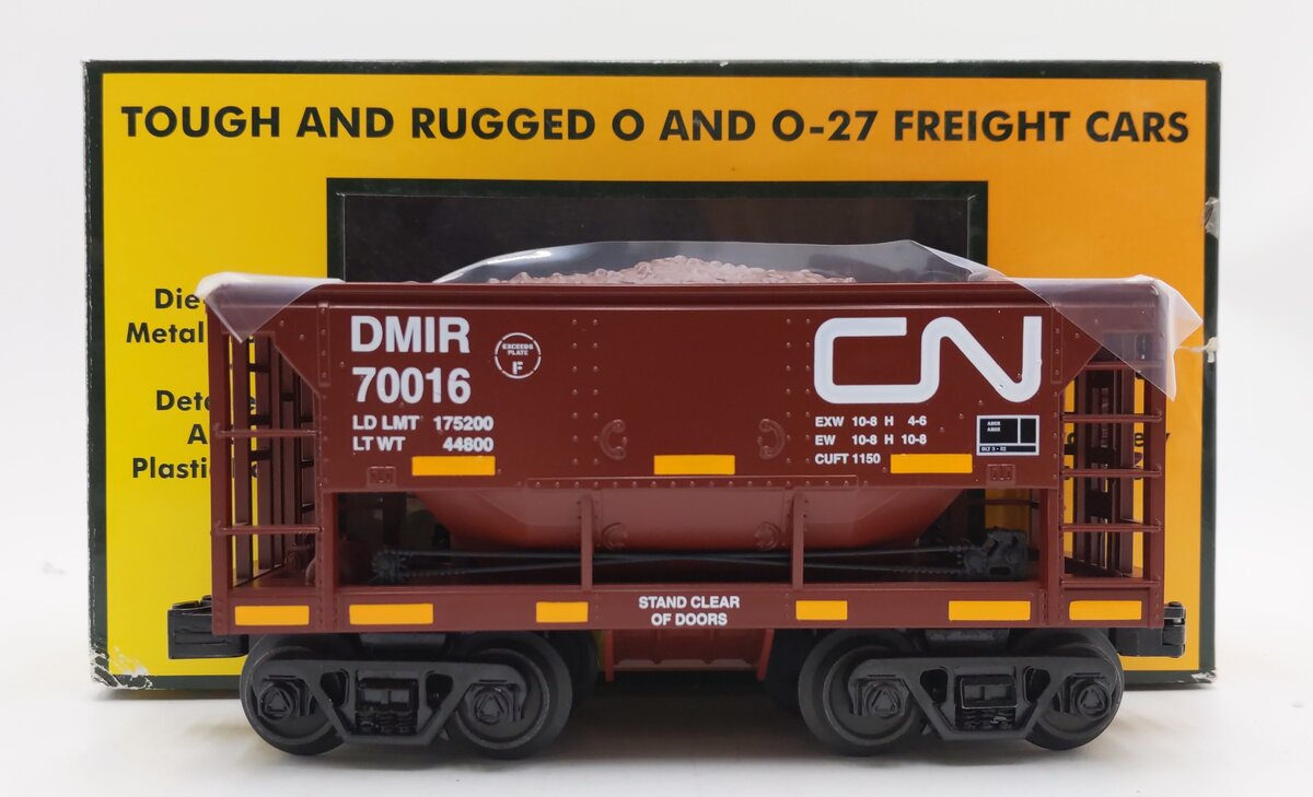 MTH 30-75672 O Gauge Duluth Missabe & Iron Range Ore Car W/Ore Load #70016 EX/Box