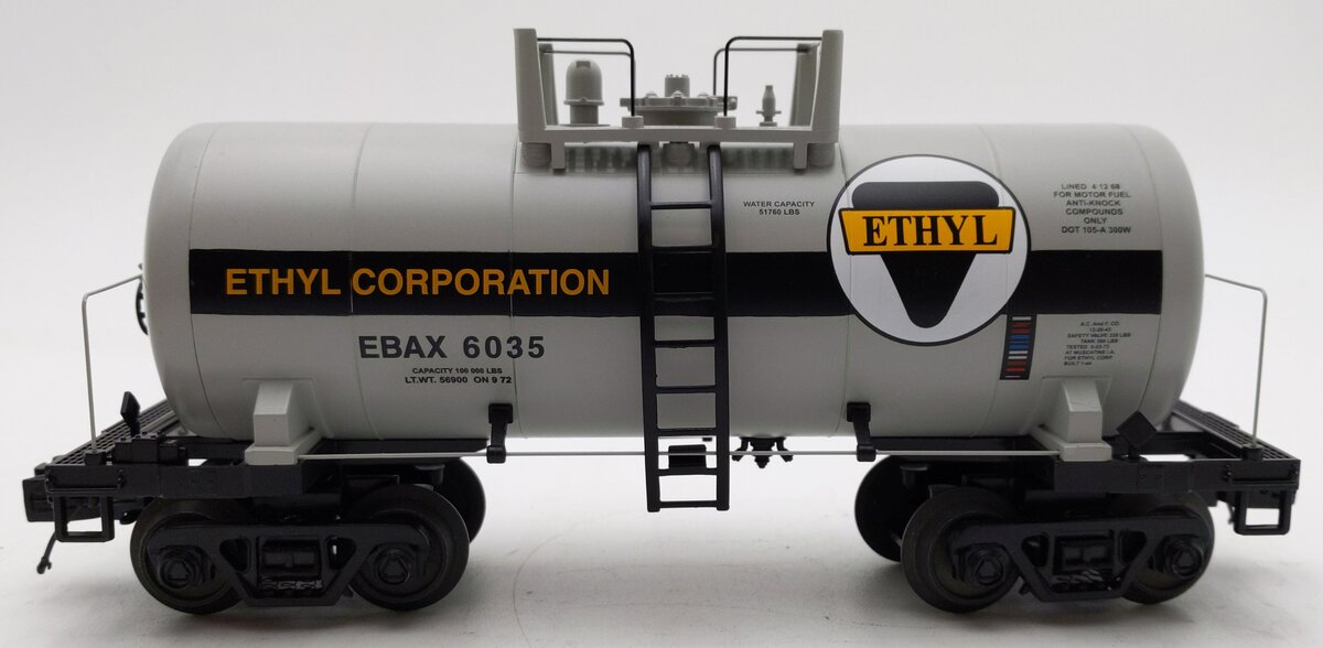 MTH 20-96191 O Ethyl 8000 Gallon Tank Car #6035 LN/Box