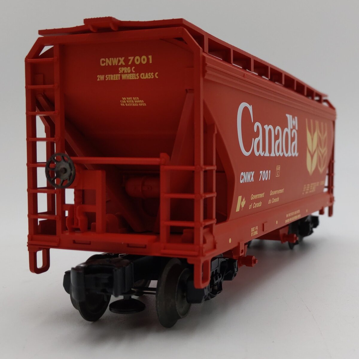 Lionel 6-17012 O Government du Canada ACF 2-Bay Covered Hopper #7001 LN/Box