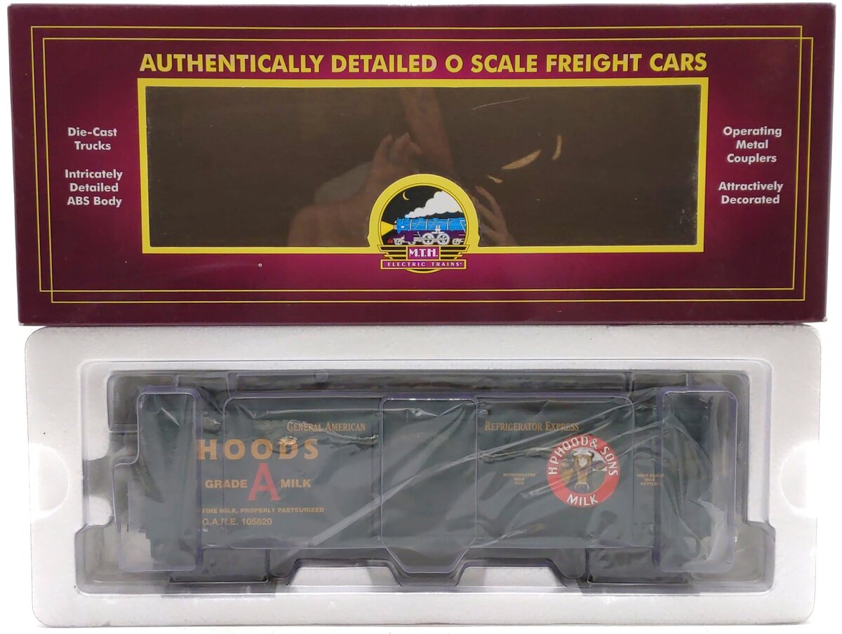 MTH 20-94295 Hood's Dairy Reefer Car #105820 MT/Box