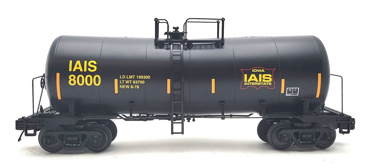 MTH 20-96264 O Iowa interstate Funnel Flow Tank Car #8000 LN/Box