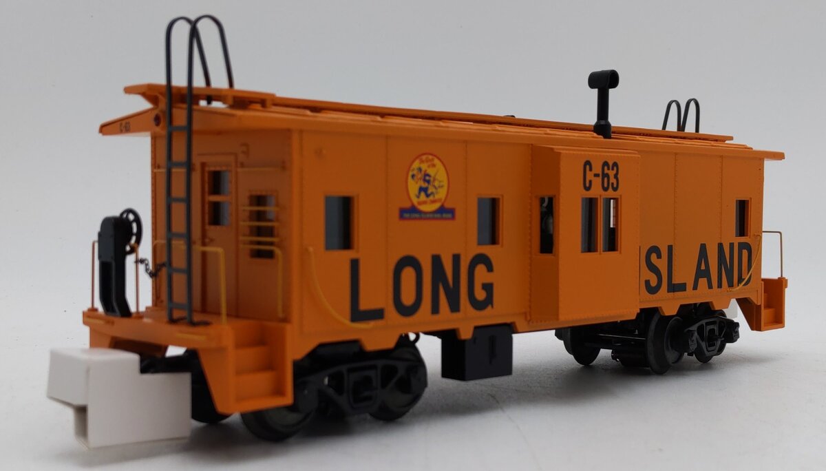 MTH 20-91422 O Long Island Railroad Bay Window Caboose #63 LN/Box