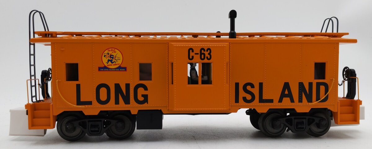 MTH 20-91422 O Long Island Railroad Bay Window Caboose #63 LN/Box