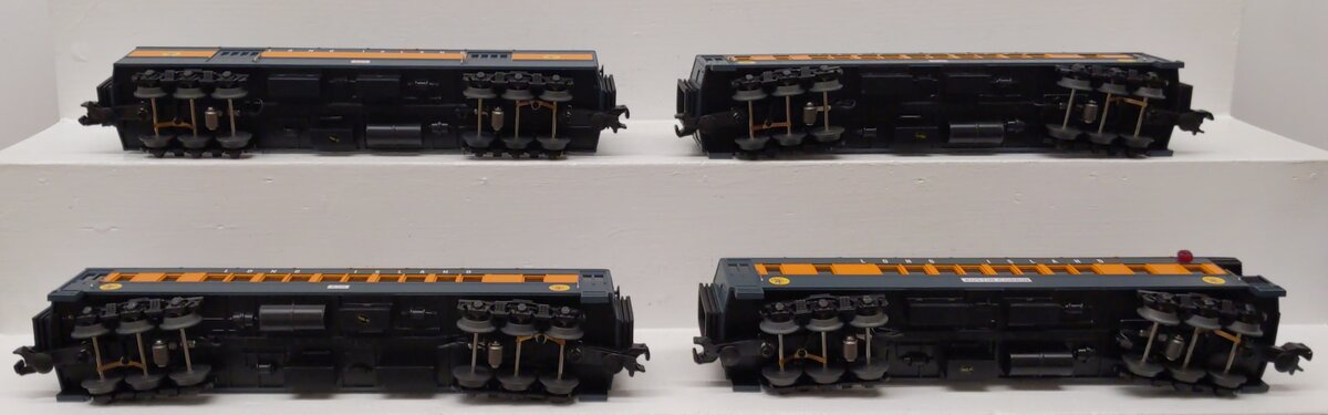 MTH 33-6261 O Long Island Rugged Rails Madison Passenger Car Set (Set of 4) LN/Box