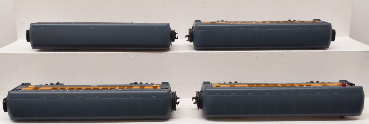 MTH 33-6261 O Long Island Rugged Rails Madison Passenger Car Set (Set of 4) LN/Box