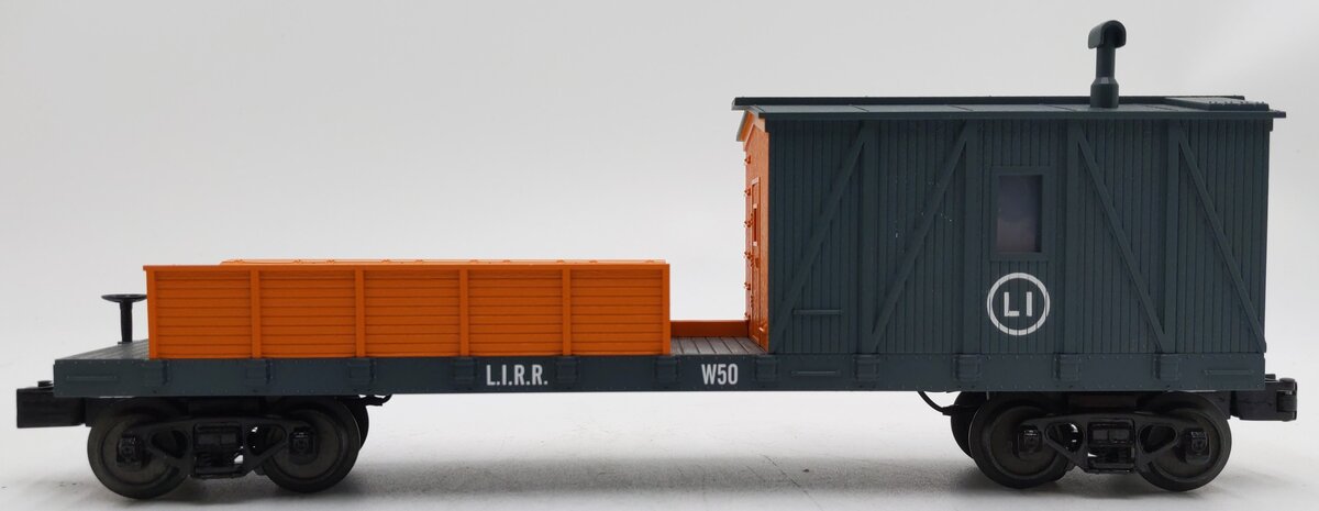 MTH 30-79325 O Gauge Long Island Crane Tender Car EX/Box