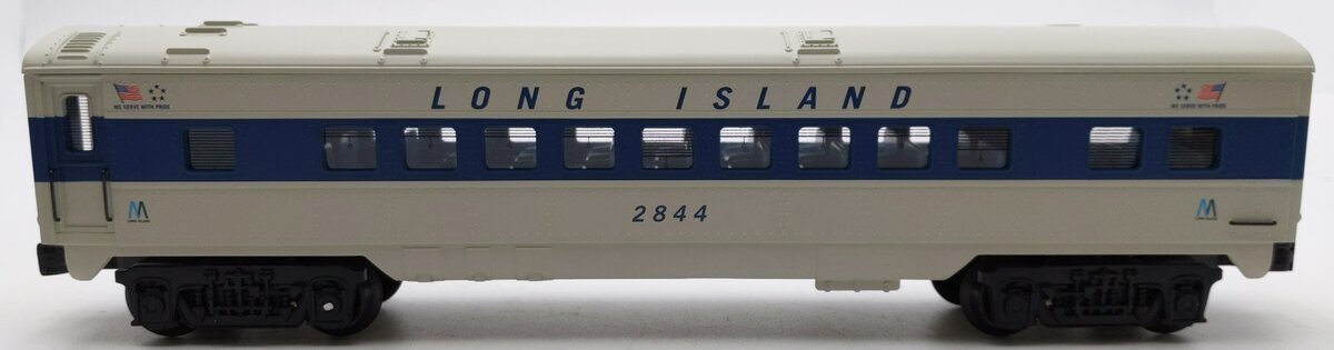 K-Line K4539-2844 O Gauge Long Island Railroad Streamliner Coach Car #2844 EX/Box