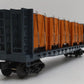 MTH 30-76473 O Long Island Flat Car with Bulkheads & LCL Containers #491985 LN/Box