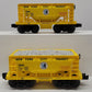 Lionel O Gauge New York City Transit Hopper Ore Cars: 1986 and 1984 [2] LN