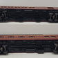 MTH 30-69262 O Long Island 60's Madison Passenger Combine/Diner Cars(Set of 2) LN/Box