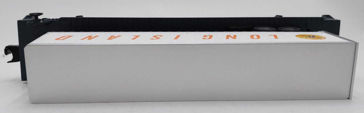 MTH 30-76656 O Gauge Long Island RailKing Flat Car with 40' Trailer LN/Box