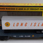 MTH 30-76656 O Gauge Long Island RailKing Flat Car with 40' Trailer LN/Box