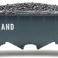 MTH 30-75691 O Gauge Long Island 4-Bay Hopper w/Coal Load #6112 LN/Box
