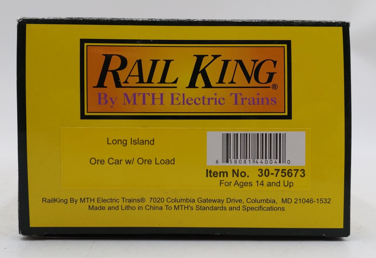 MTH 30-75673 O Long Island RailKing Ore Car #4038 EX/Box