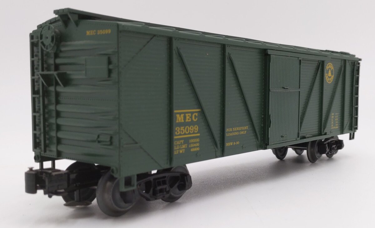 Crown OB-102 O Gauge Maine Central Outside Braced Boxcar #35099 EX/Box