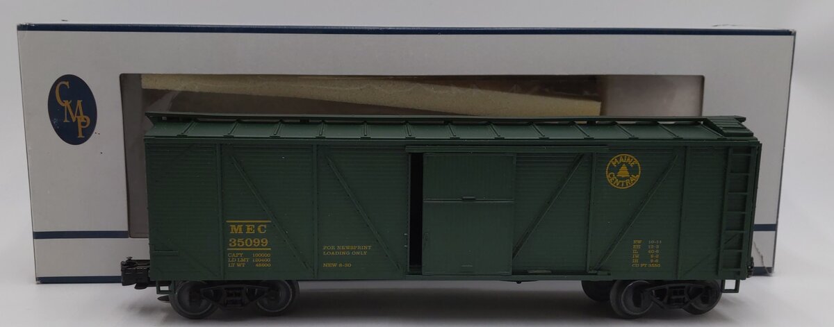Crown OB-102 O Gauge Maine Central Outside Braced Boxcar #35099 EX/Box