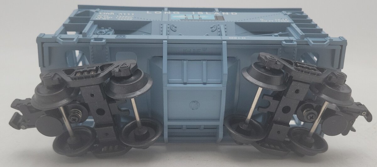 K-Line K671-3743 O Gauge Long Island RR Ballast Car w/ Ballast Load #4111 EX/Box