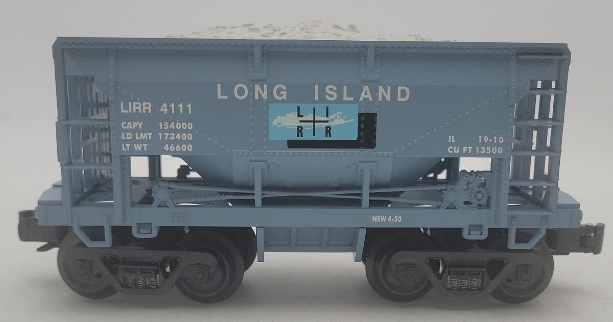 K-Line K671-3743 O Gauge Long Island RR Ballast Car w/ Ballast Load #4111 EX/Box