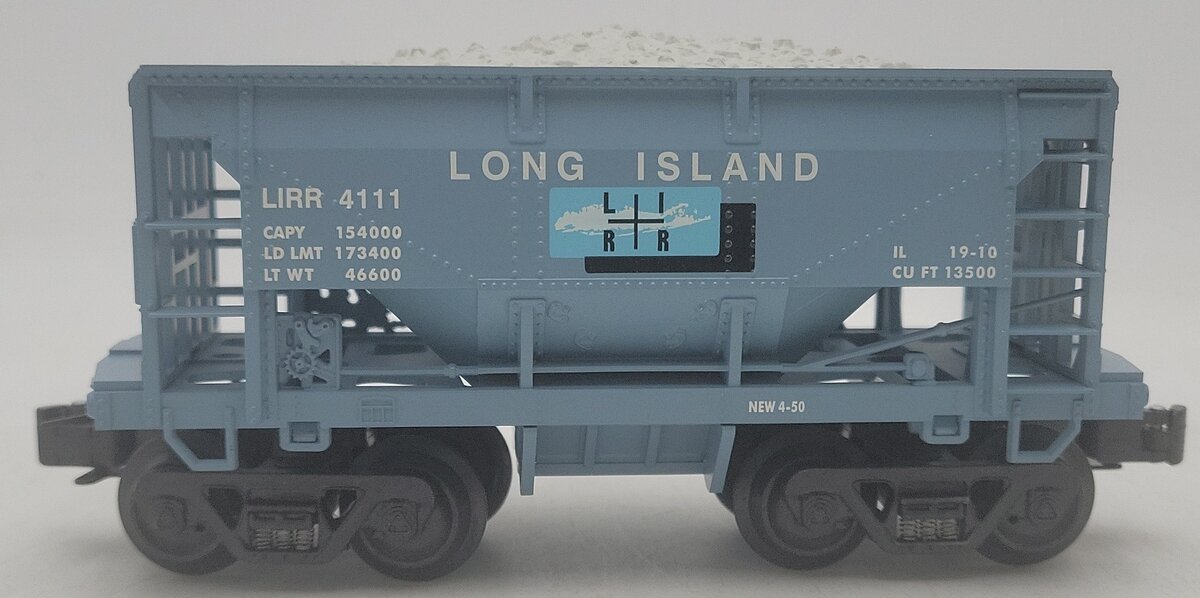 K-Line K671-3743 O Gauge Long Island RR Ballast Car w/ Ballast Load #4111 EX/Box
