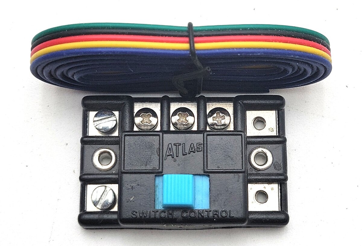 Atlas 6072 O Gauge Nickel Silver O-72 Left Hand Remote Switch Turnout EX/Box