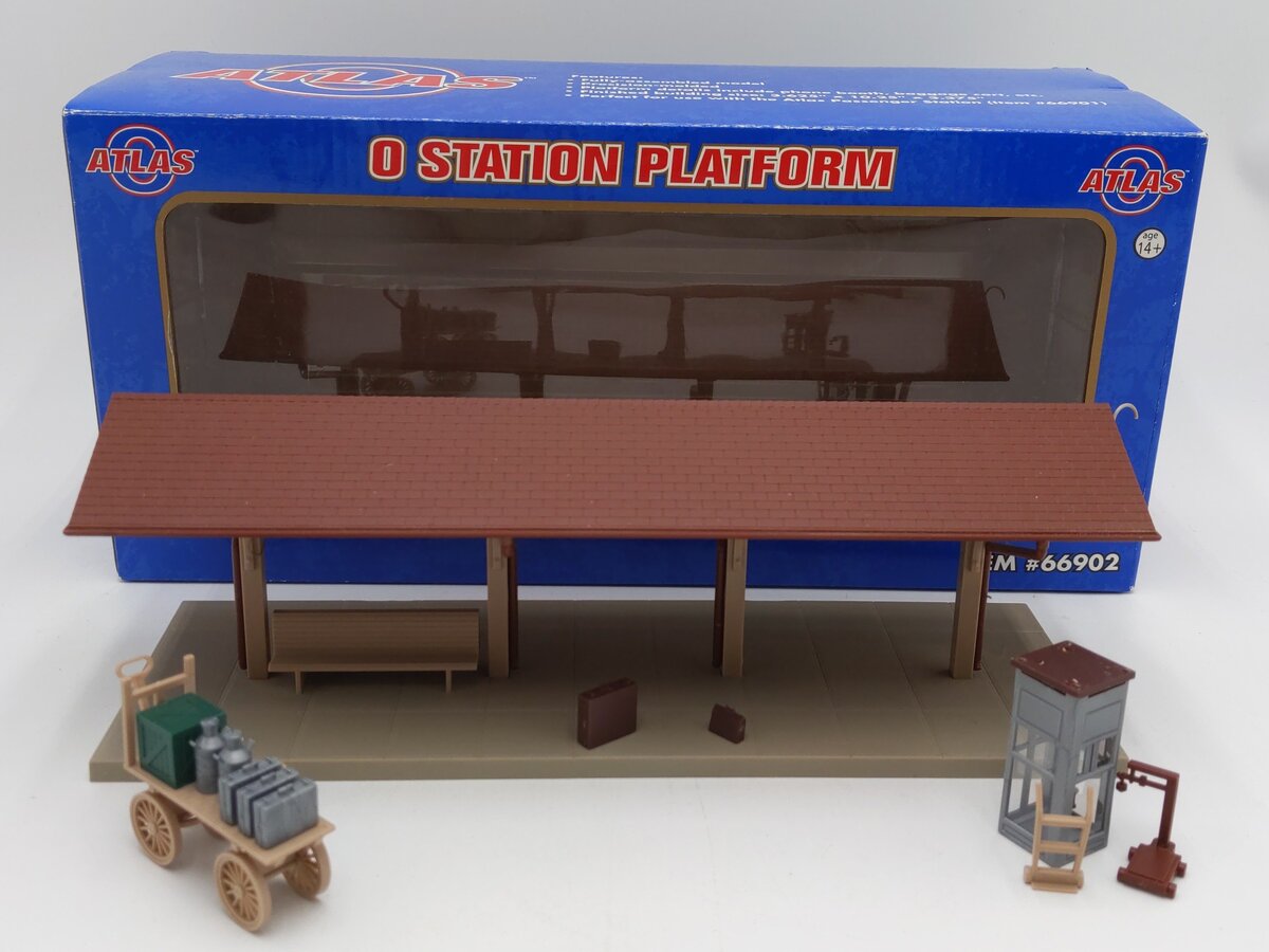 Atlas 66902 Built-Up Station Platform EX/Box