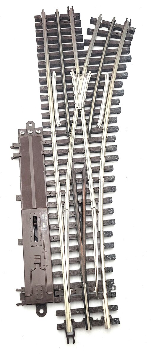 Atlas 6073 O Nickel Silver O-72 Right Hand Remote Switch Turnout EX/Box