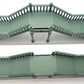 Atlas 669182 O Green Double Track Pedestrian Crosswalk Bridge LN/Box