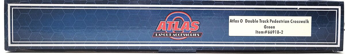 Atlas 669182 O Green Double Track Pedestrian Crosswalk Bridge LN/Box