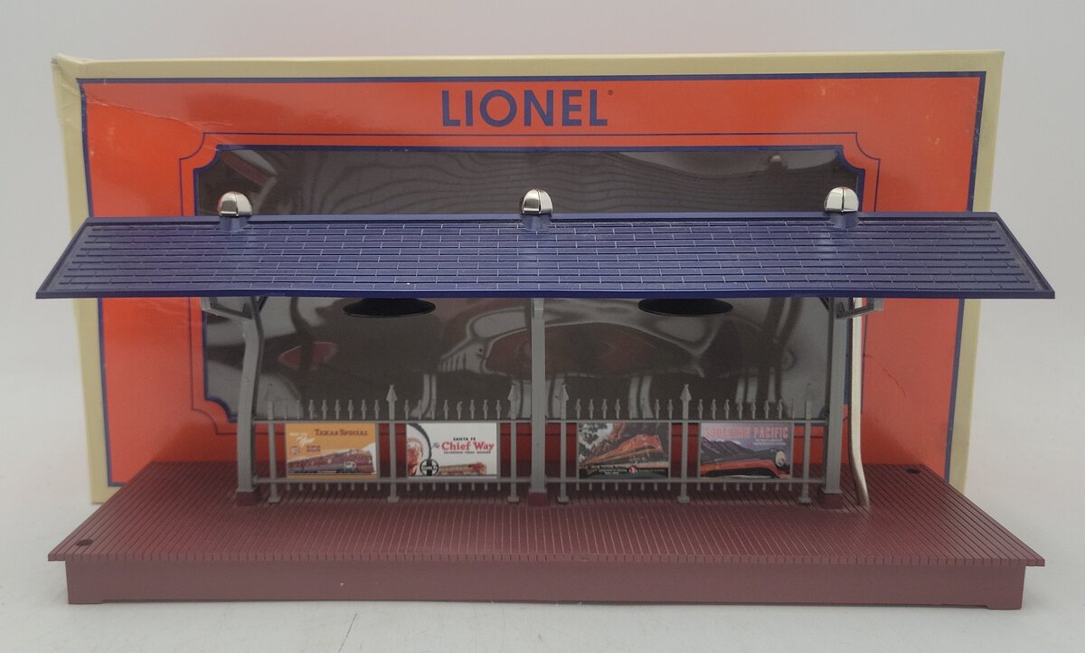 Lionel 6-83444 O Gauge Illuminated Station Platform EX/Box