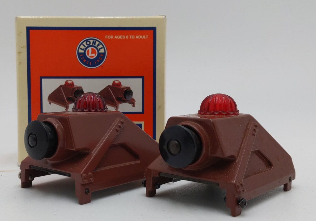 Lionel 6-62283 O and 0-27 Scale Diecast Metal Illuminated Bumpers (Box of 2) EX/Box