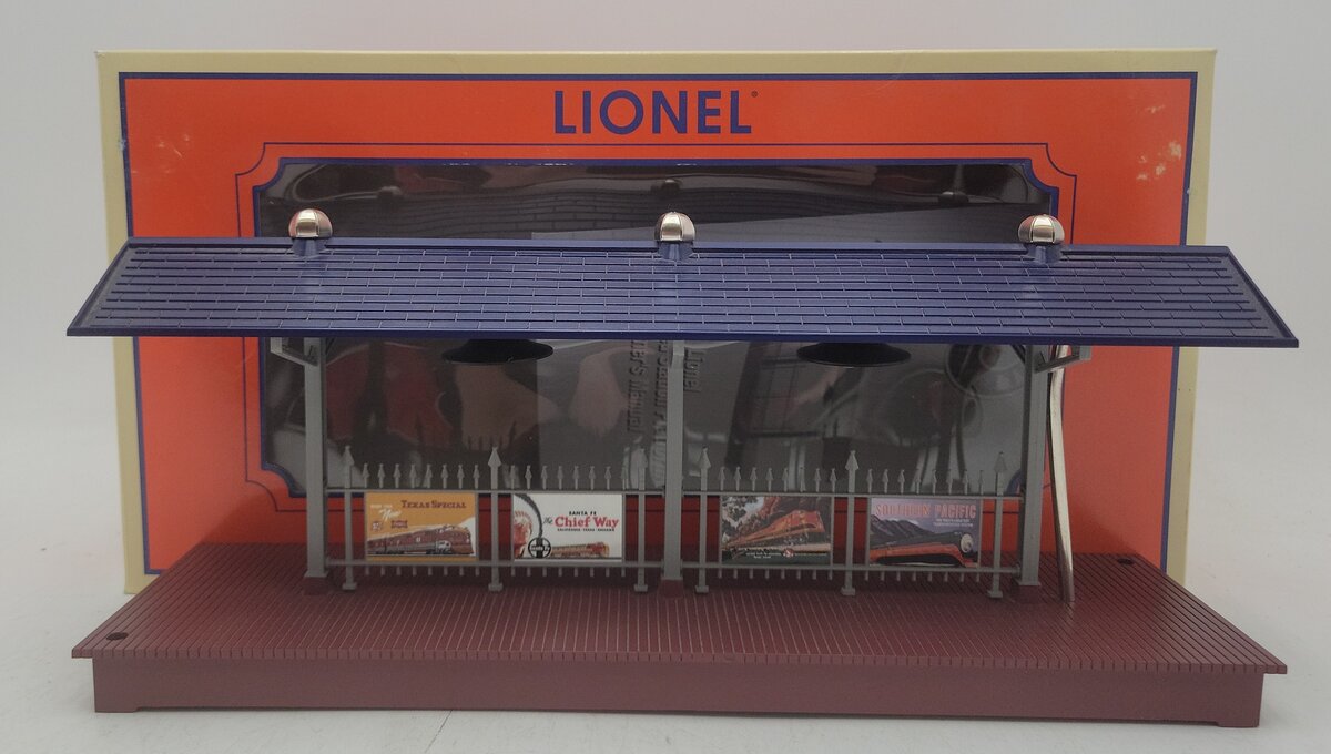 Lionel 6-83444 O Gauge Illuminated Station Platform EX/Box