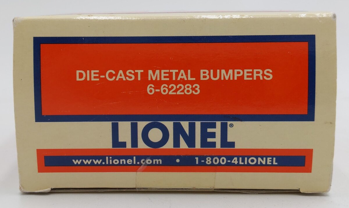 Lionel 6-62283 O and 0-27 Scale Diecast Metal Illuminated Bumpers (Box of 2) EX/Box
