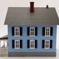 MTH 30-90065 O Gauge 2-Story Blue Row House w/Porch & Dark Blue Shutters EX