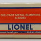 Lionel 6-62283 O and 0-27 Scale Diecast Metal Illuminated Bumpers (Box of 2) EX/Box
