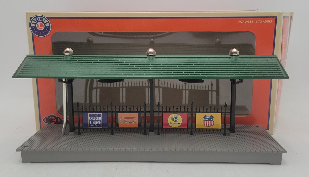 Lionel 6-84318 O Illuminated Station Platform EX/Box