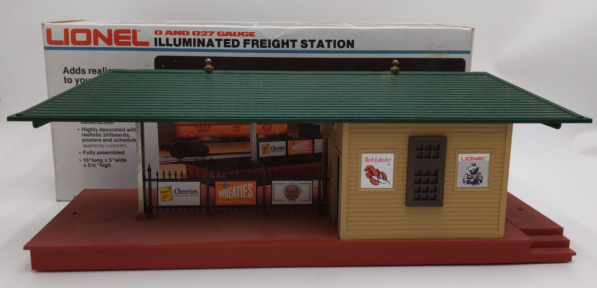 Lionel 6-2129 O Gauge Illuminated Freight Station EX/Box