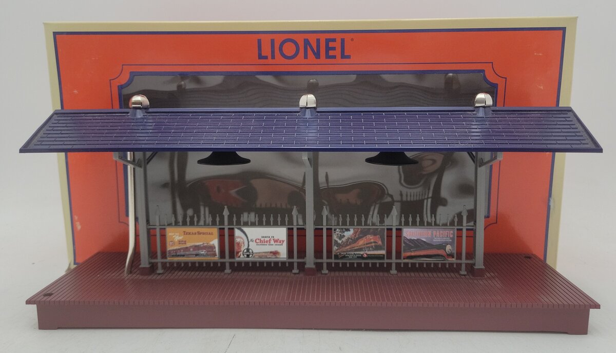 Lionel 6-83444 O Gauge Illuminated Station Platform EX/Box