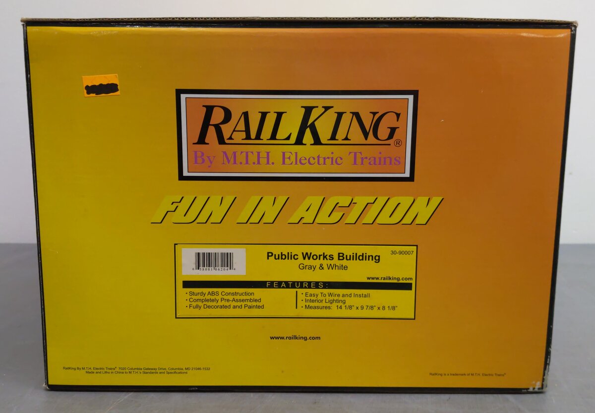 MTH 30-90007 O Gauge Assembled Public Works Building EX/Box