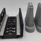 MTH 40-1106 O Scale Black Girder Bridge & Stone Pillars LN/Box