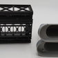 MTH 40-1106 O Scale Black Girder Bridge & Stone Pillars LN/Box