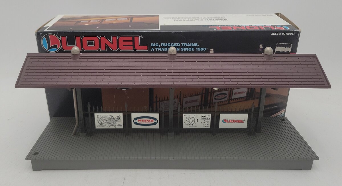 Lionel 6-12748 O/027 Illuminated Station Platform EX/Box